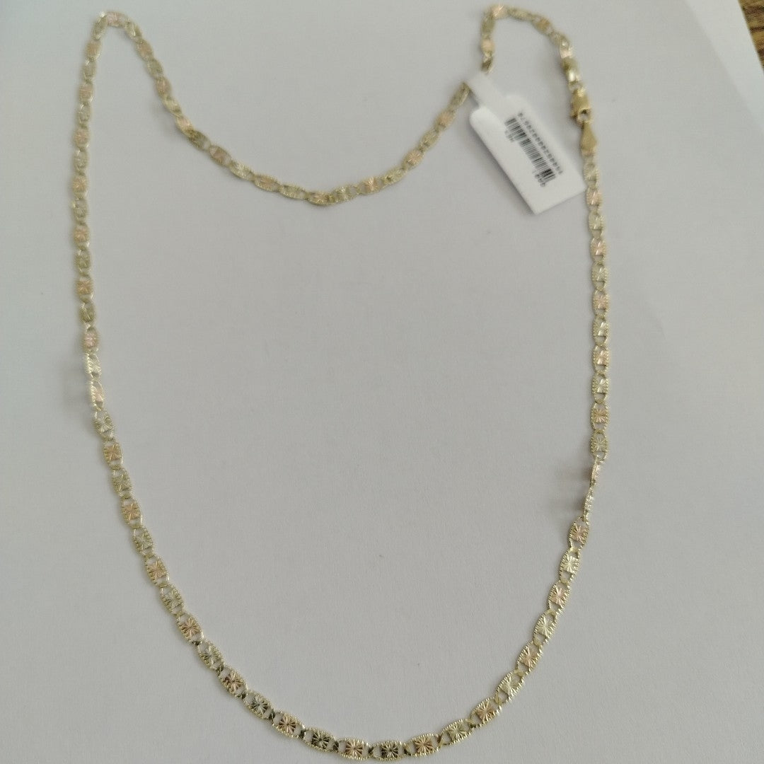 CADENAS TEJIDO GUCHI ORO 10K 55 CM 6.8 GR (NUEVO)