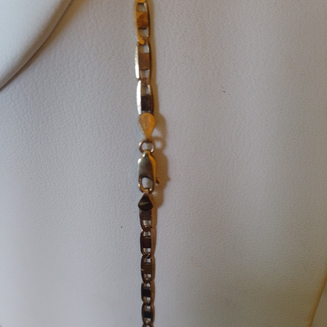CADENA ORO, ORO COMBINADO, RODIADO 10 K 8.8 GRMS (SEMINUEVO)