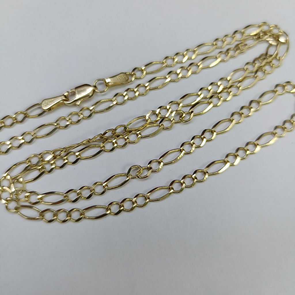 CADENAS TEJIDO 3X1 ORO 10K 50 CM 4.1 GR (NUEVO)
