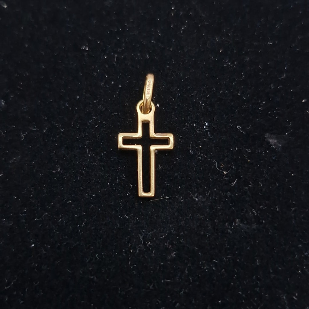 CRUZ, DIJE ORO 14 K 0.6 GRMS (SEMINUEVO)