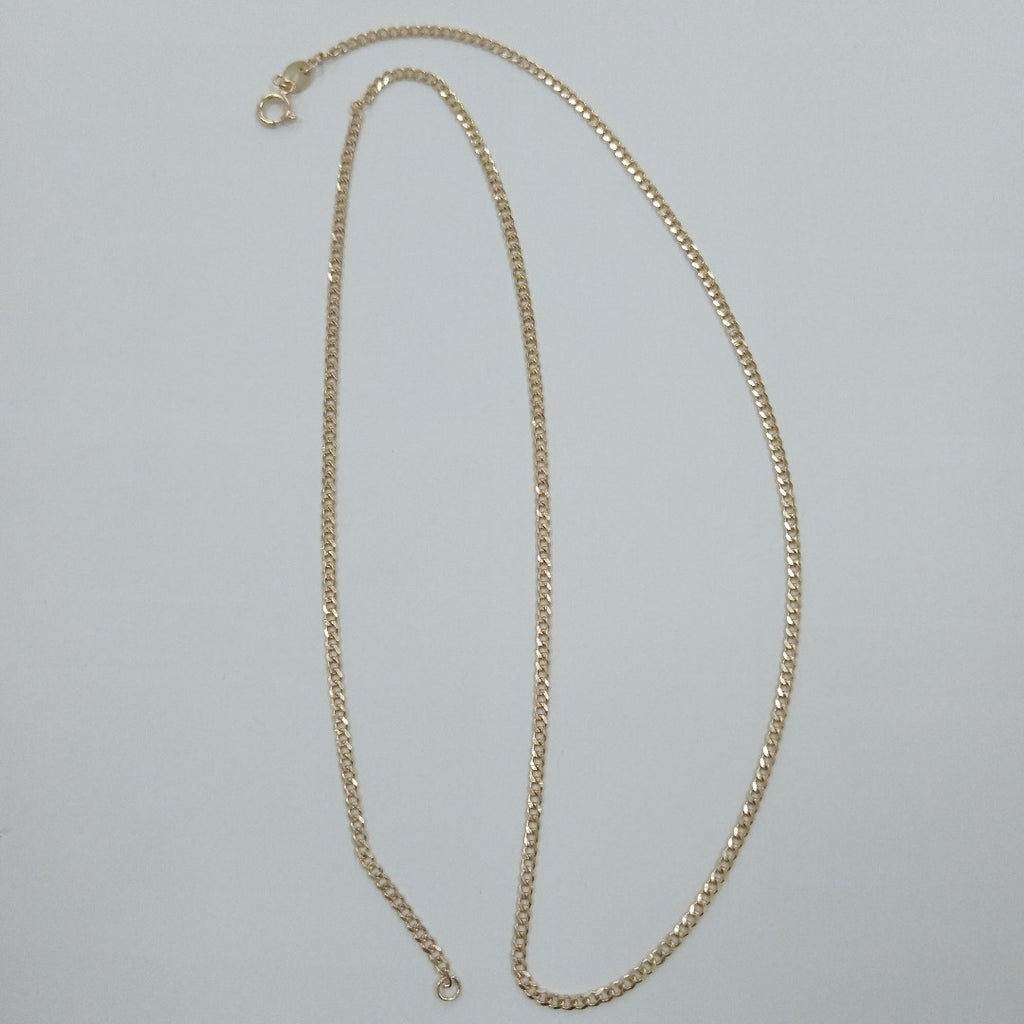 CADENAS TEJIDO BARBADA ORO 10K 50 CM 3.5 GR (NUEVO)