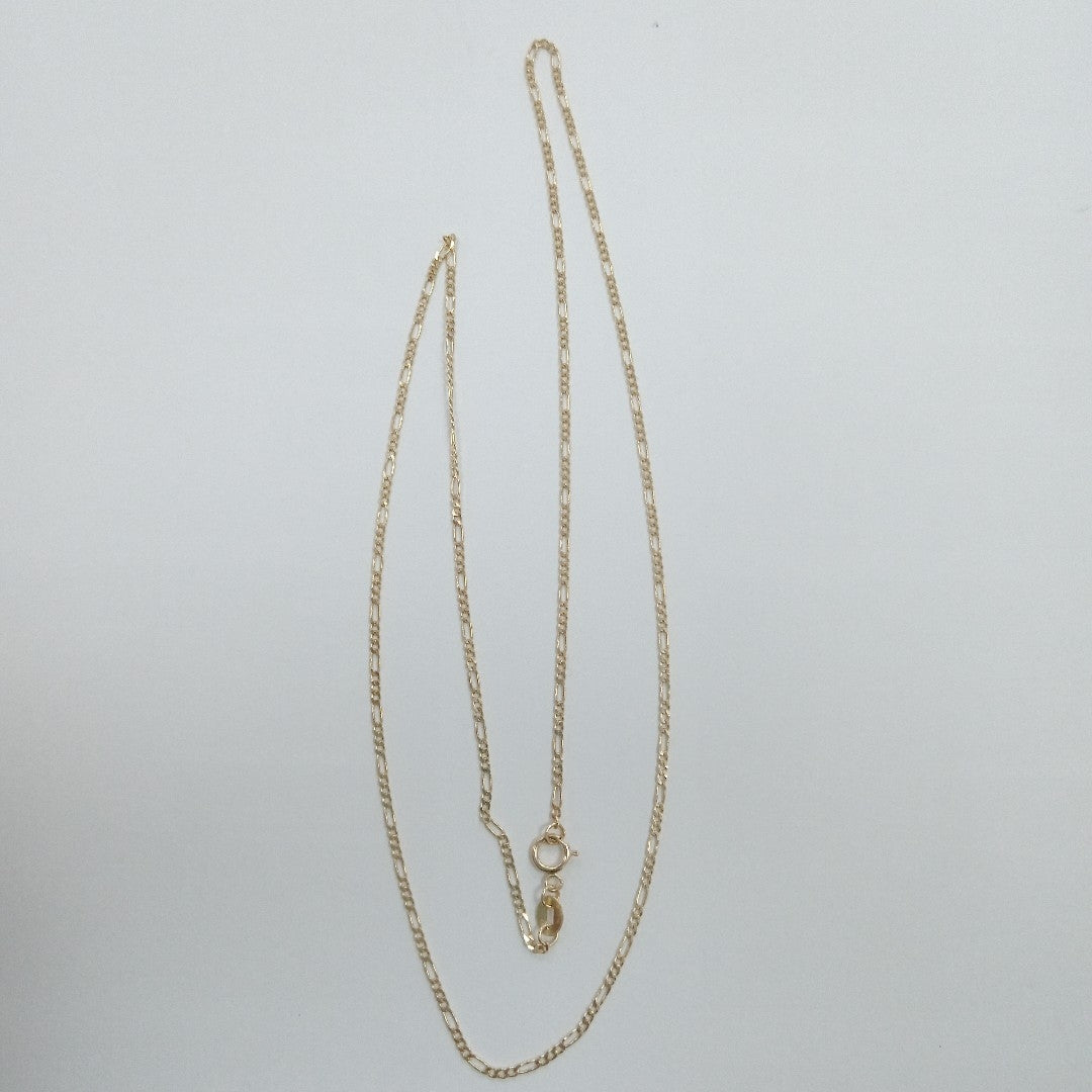 CADENAS TEJIDO 3X1 ORO 14K 55 CM 2.4 GR (NUEVO)