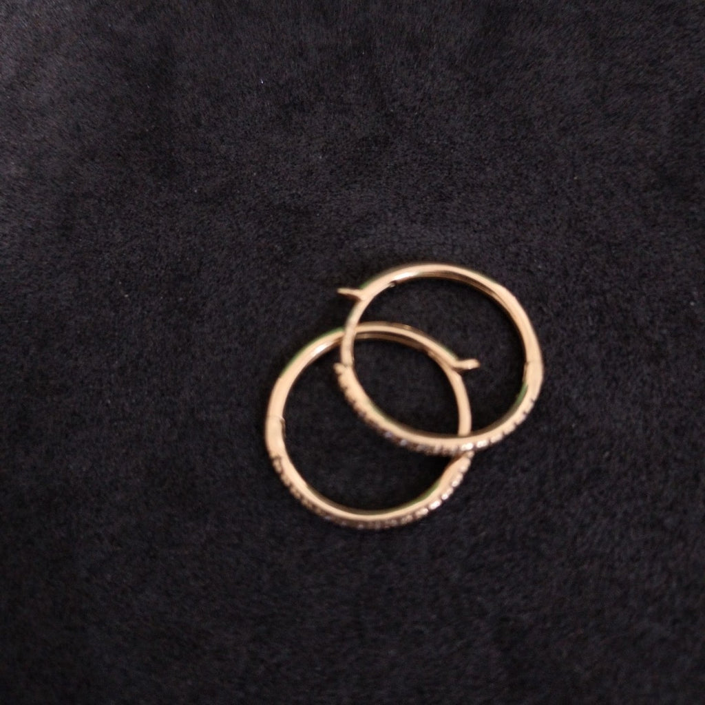ARRACADAS PAR ORO 14 K 1.8 GRMS (SEMINUEVO)