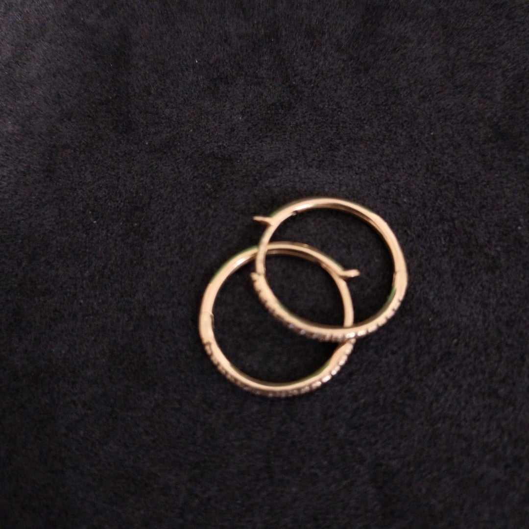 ARRACADAS PAR ORO 14 K 1.8 GRMS (SEMINUEVO)