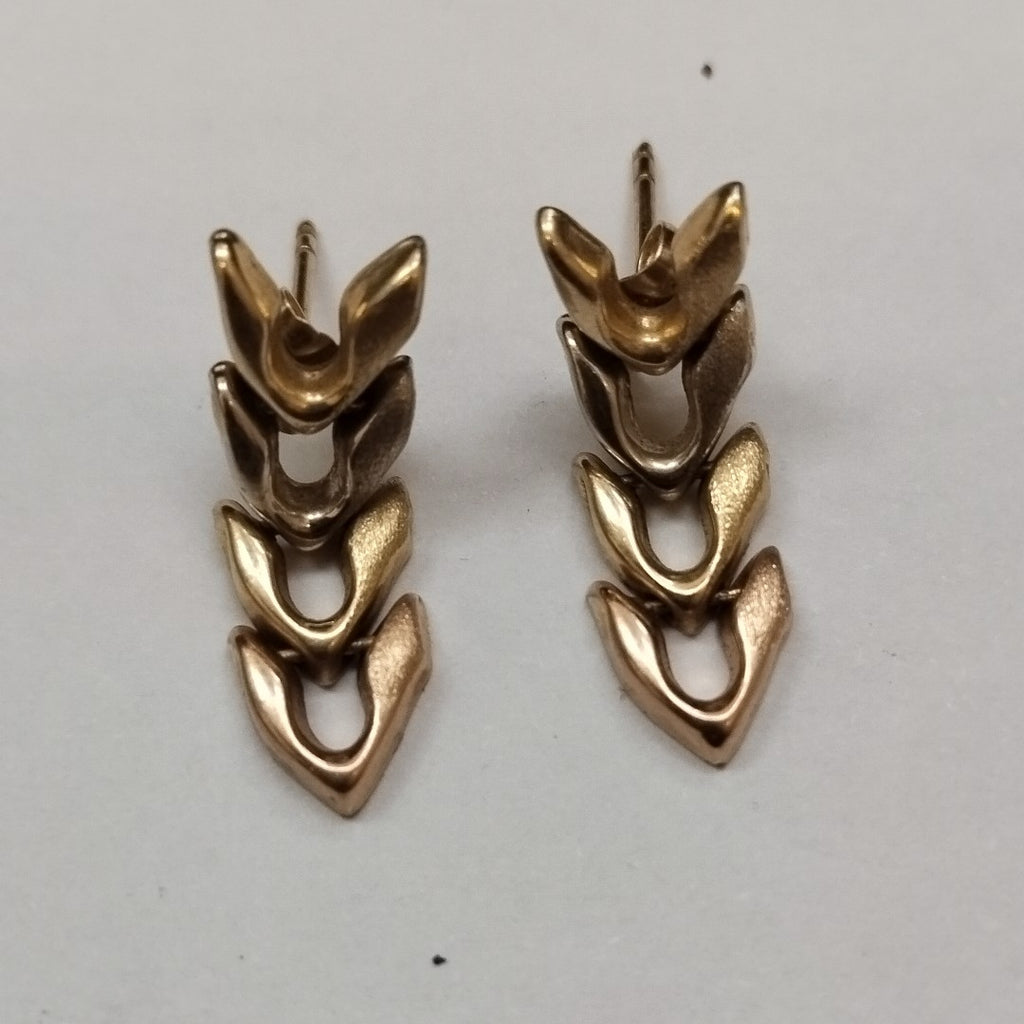 BROQUELES PAR ORO 14 K 2.3 GRMS (SEMINUEVO)