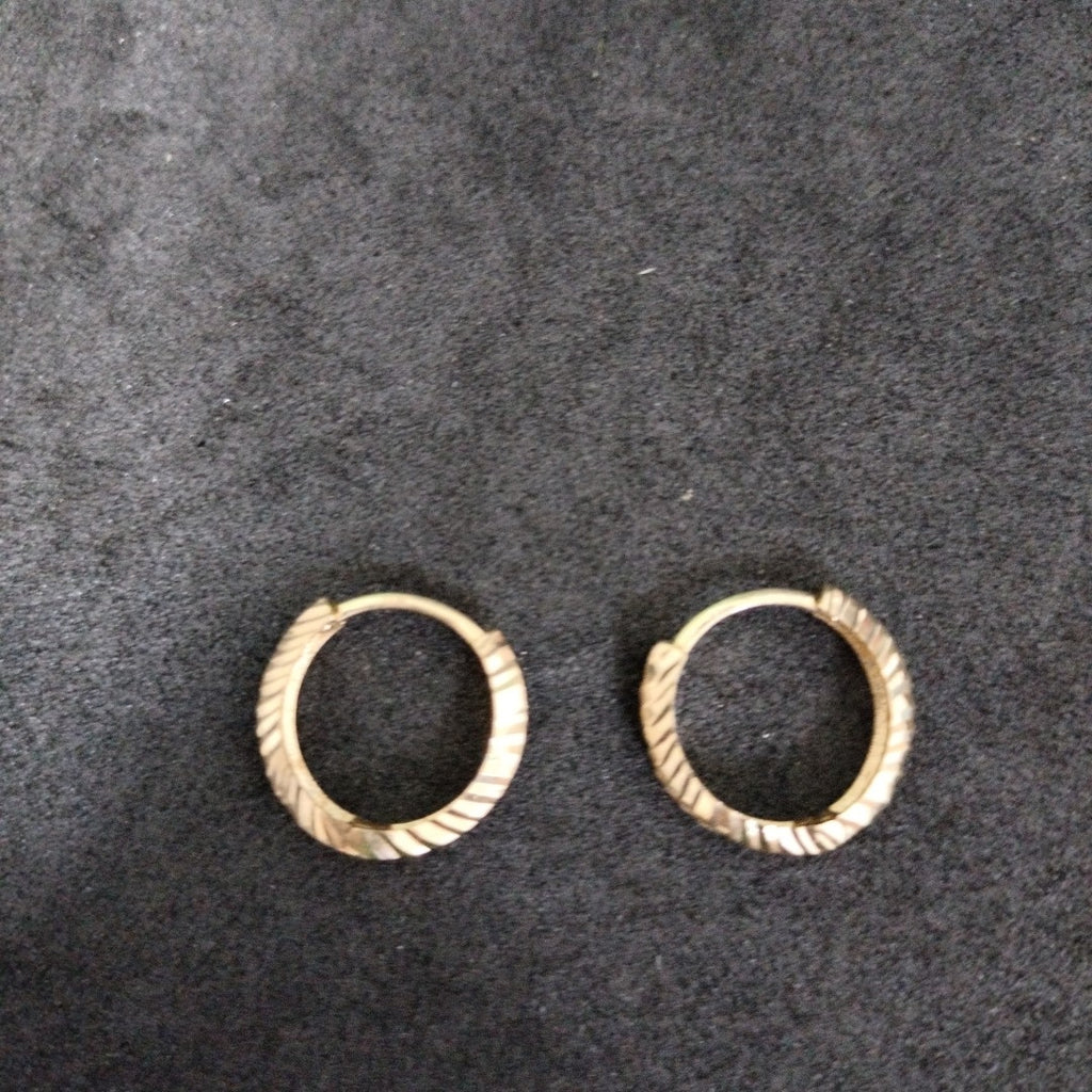 ARRACADAS PAR ORO 10 K 1,80 GRMS (SEMINUEVO)