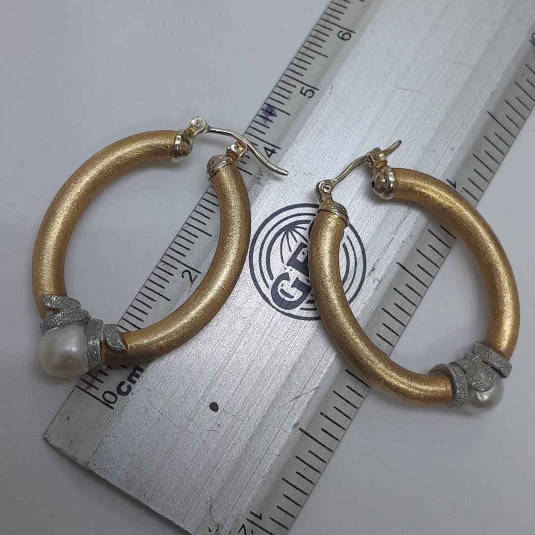 ARRACADAS PAR ORO 14 K 6.1 GRMS (SEMINUEVO)