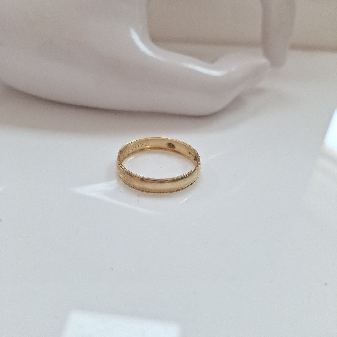 ARGOLLA ORO 10 K 1.3 GRMS (SEMINUEVO)