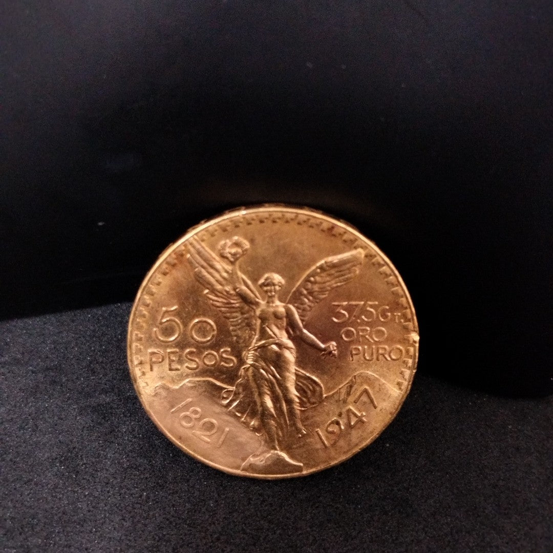 K1 41.6 GRMS 21 K IDENTIFICACIÓN OTRO MONEDAS PESOS 50 PESOS MATERIALES (SEMINUEVO)