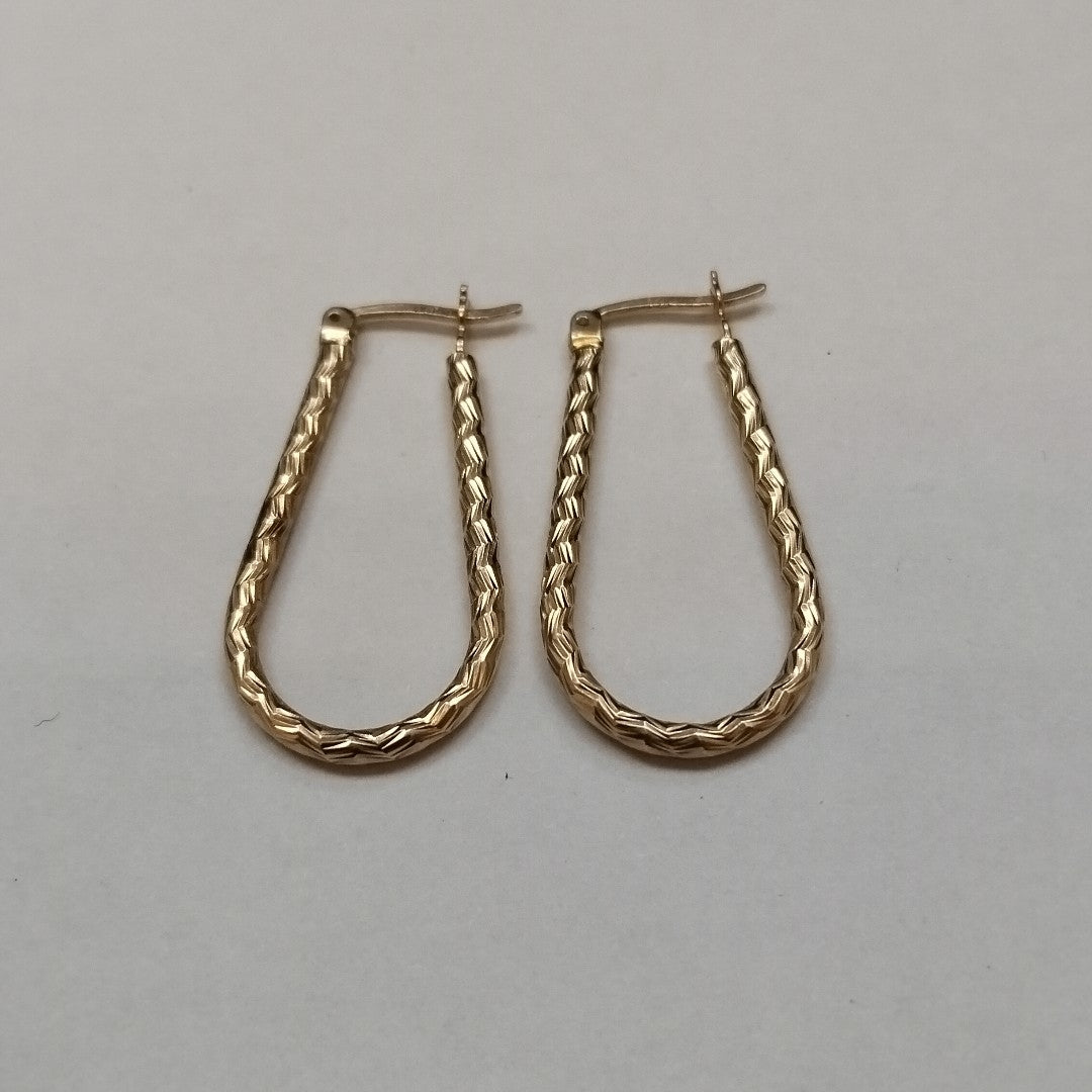 ARRACADAS PAR ORO 14 K 2.5 GRMS (SEMINUEVO)