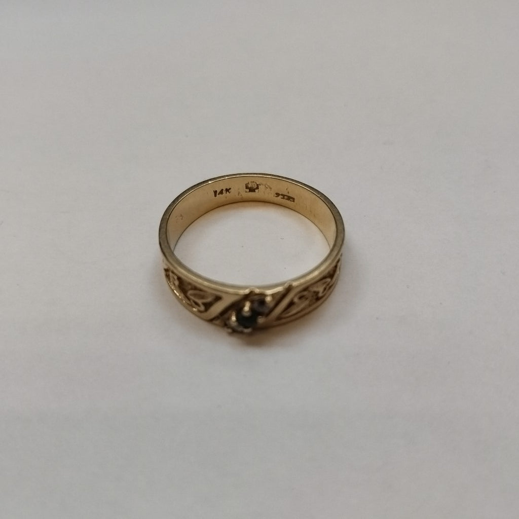 ANILLO ORO 14 K 3.4 GRMS (SEMINUEVO)