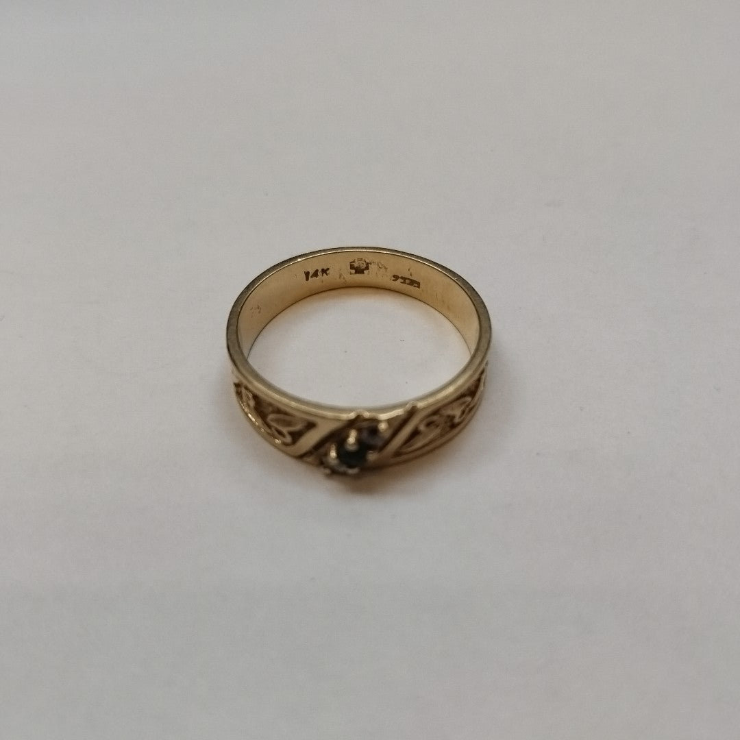 ANILLO ORO 14 K 3.4 GRMS (SEMINUEVO)