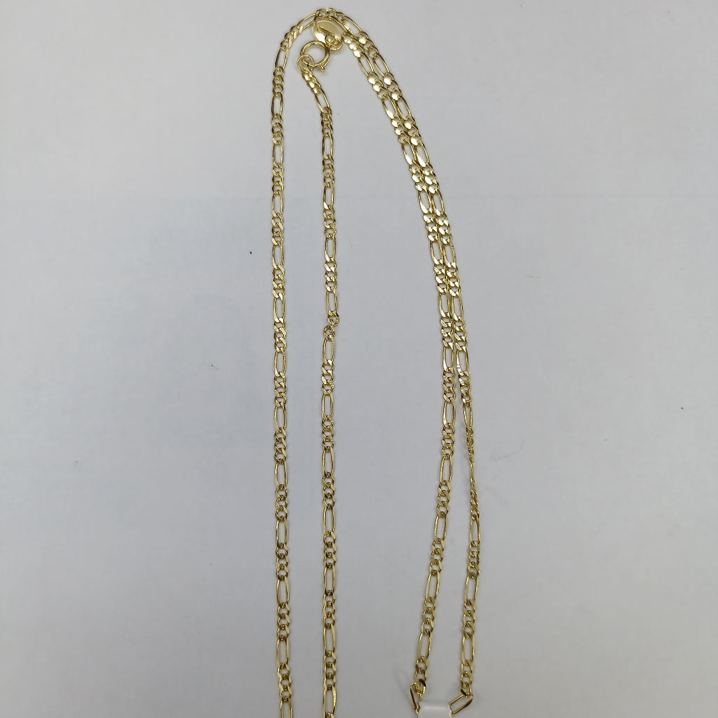 CADENAS TEJIDO 3X1 ORO 10K 55 CM 3.2 GR (NUEVO)