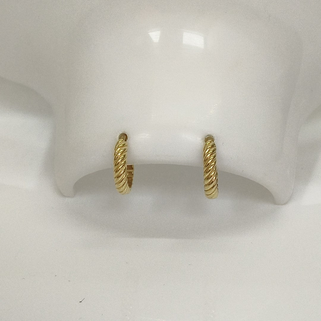 ARRACADAS PAR ORO 14 K 2 GRMS (SEMINUEVO)