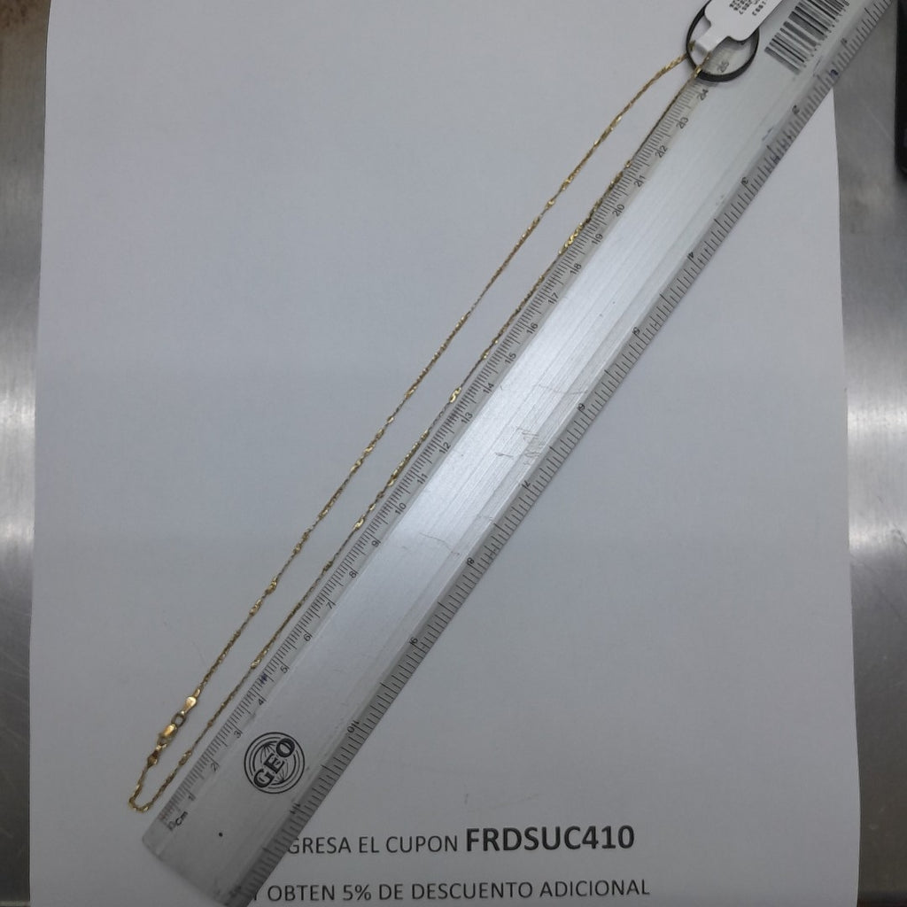 CADENA ORO 14 K 2.7 GRMS (SEMINUEVO)