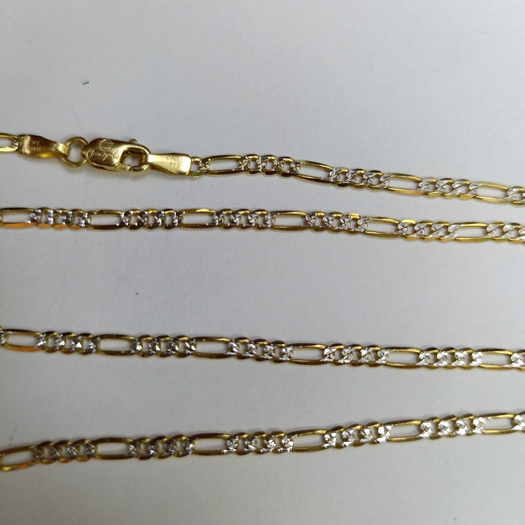 CADENAS CARTIER 3 1 DIAMANTADA ORO 14K 5.5 (NUEVO)