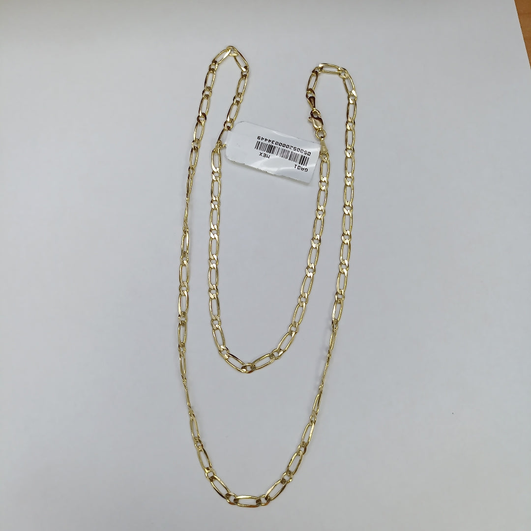 CADENAS 1X1 ORO 14K 55 CM 7.5 GR (NUEVO)