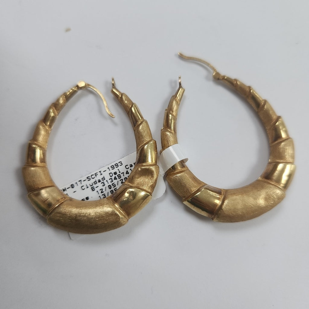 ARRACADAS PAR ORO 14 K 5.6 GRMS (SEMINUEVO)