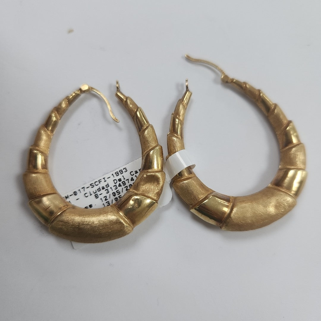 ARRACADAS PAR ORO 14 K 5.6 GRMS (SEMINUEVO)