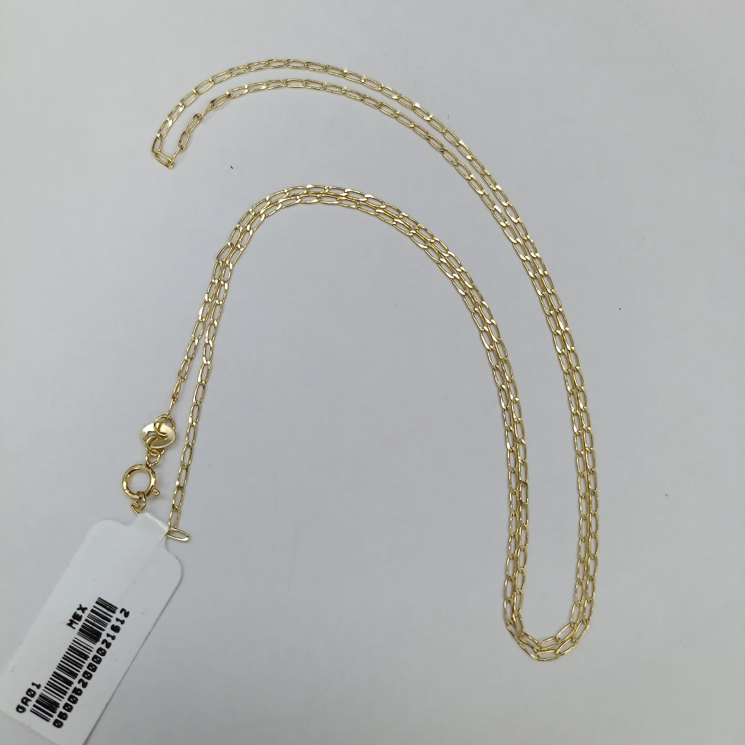 CADENAS TEJIDO ESLABONES ORO 10K 60 CM 2 GR (NUEVO)