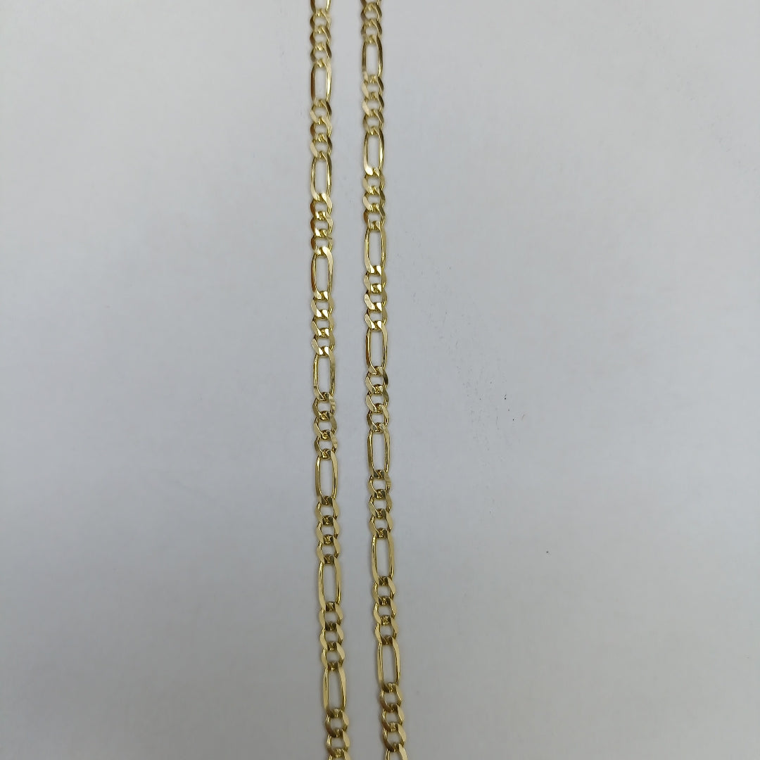 CADENAS 3X1 ORO 14K 55 CM 5 GR (NUEVO)