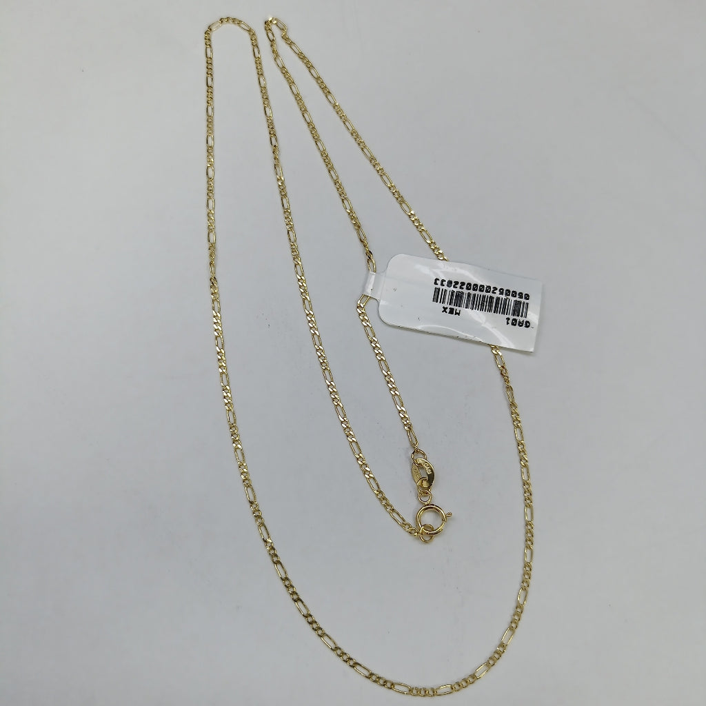 CADENAS TEJIDO 3X1 ORO 14K 55 CM 2.4 GR (NUEVO)