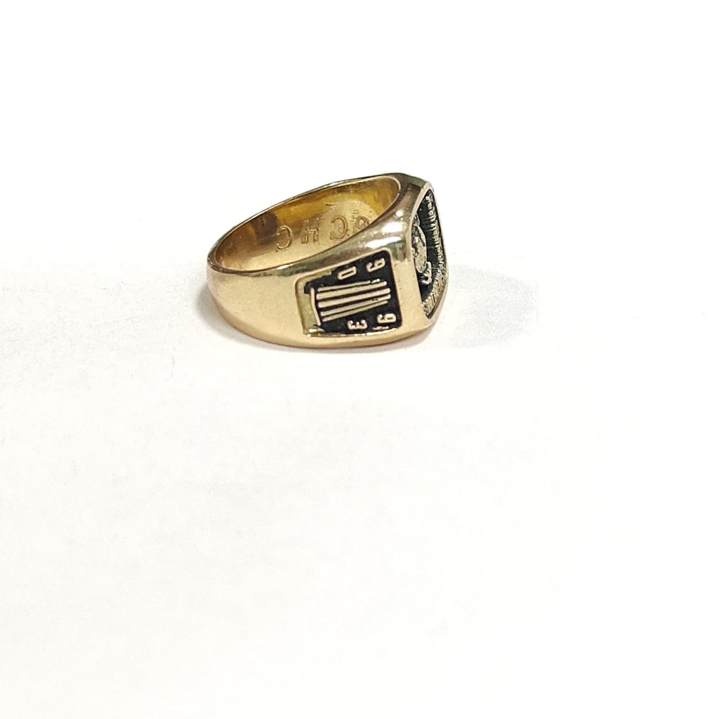 ANILLO DE GRADUACIÓN ORO 10 K 7 GRMS (SEMINUEVO)
