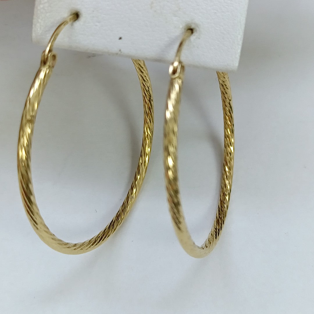 ARRACADAS PAR ORO 14 K 3,20 GRMS (SEMINUEVO)