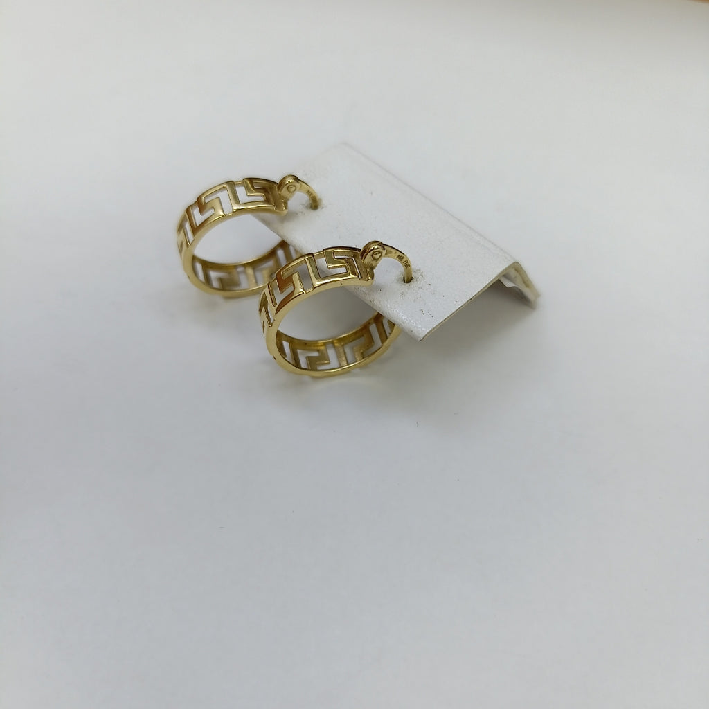 ARRACADAS PAR ORO 14 K 3 GRMS (SEMINUEVO)