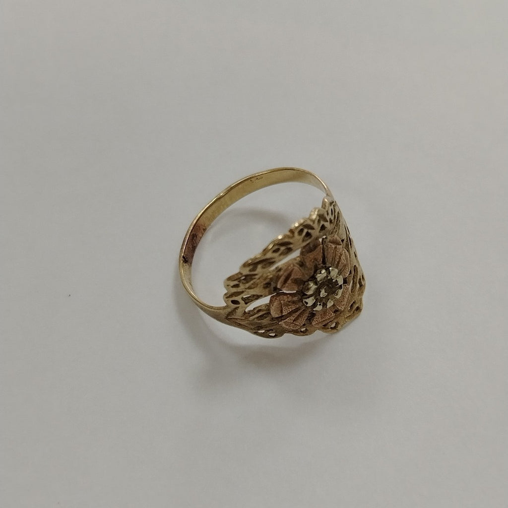 ANILLO ORO,ORO COMBINADO 10 K 2,70 GRMS (SEMINUEVO)