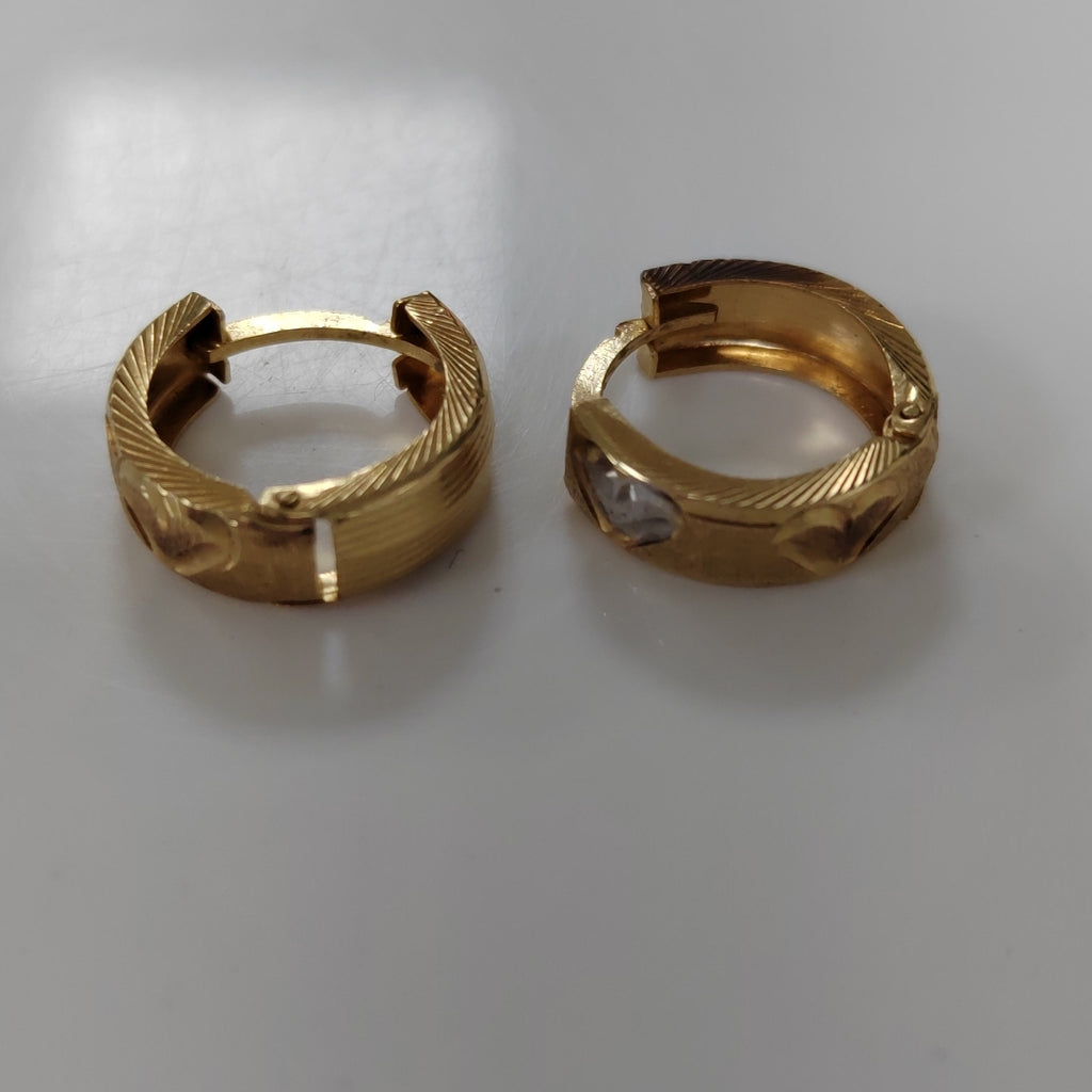 ARETES PAR ORO 14 K 1,90 GRMS (SEMINUEVO)