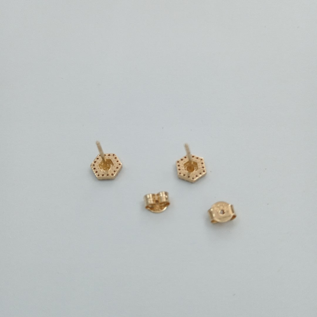 BROQUELES ORO 14K 1.4 (NUEVO)