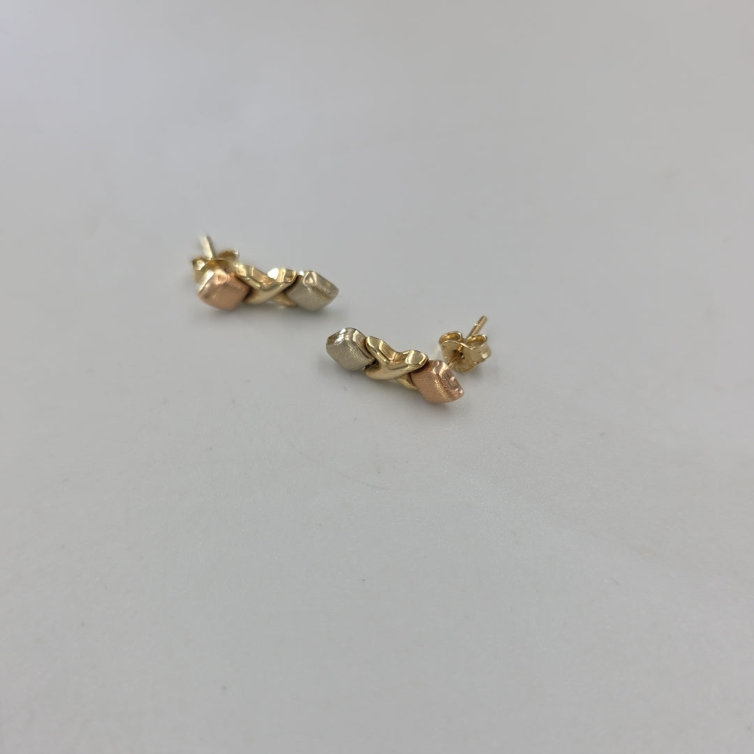 BROQUELES PAR ORO 14 K 1.6 GRMS (SEMINUEVO)