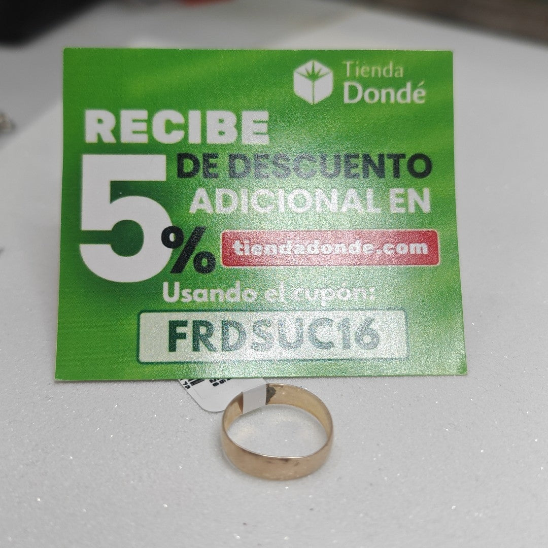 ARGOLLA ORO 8 K 1.5 GRMS (SEMINUEVO)