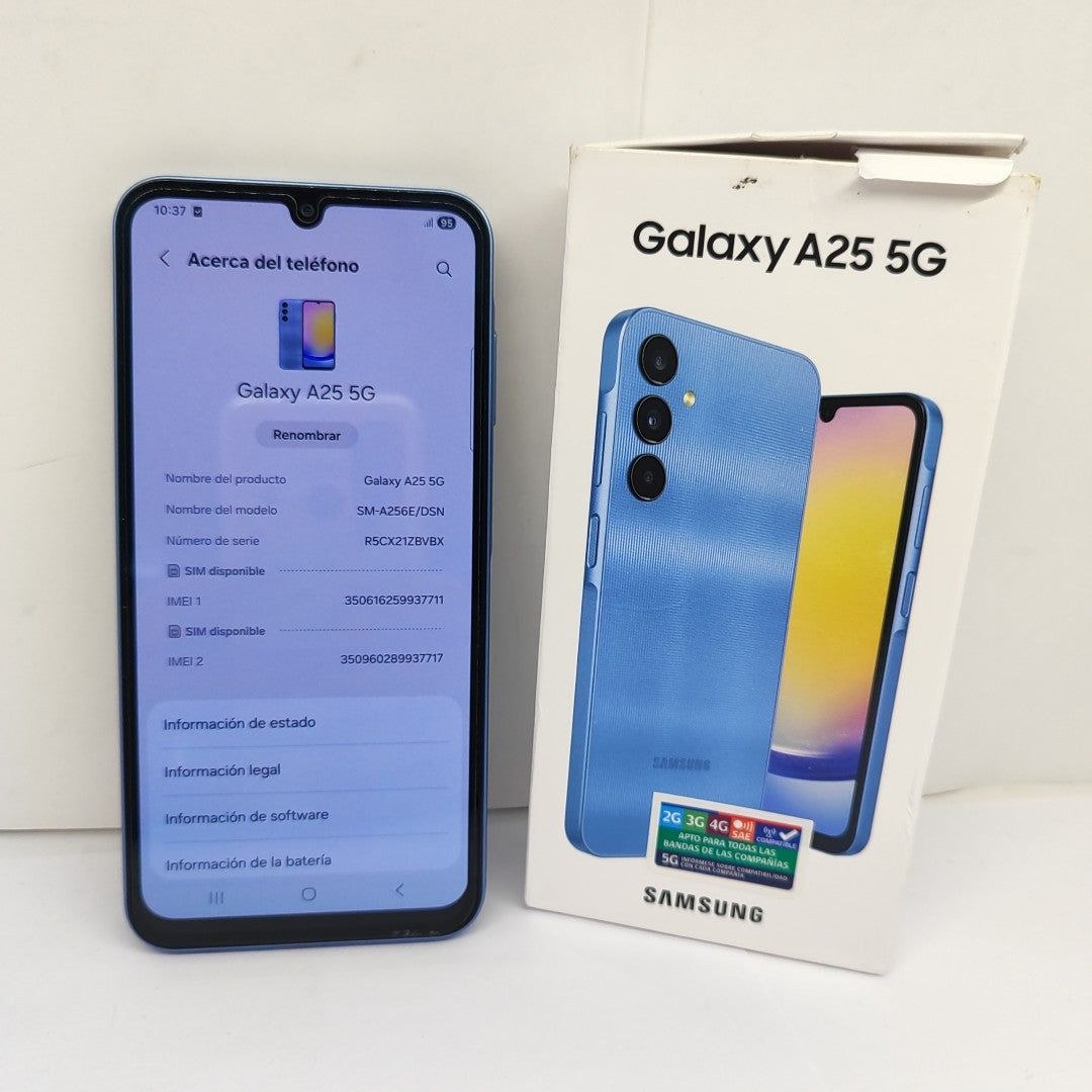 CELULAR SAMSUNG GALAXY A25 5G SM-A256E/DSN (2023) 128 GB 6 GB RAM (SEMINUEVO)