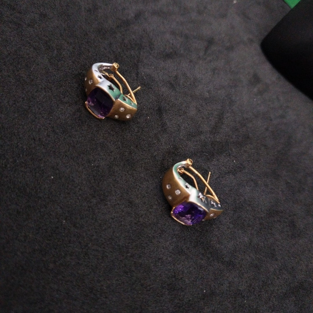 ARETES PAR ORO 18 K 8.8 GRMS (SEMINUEVO)