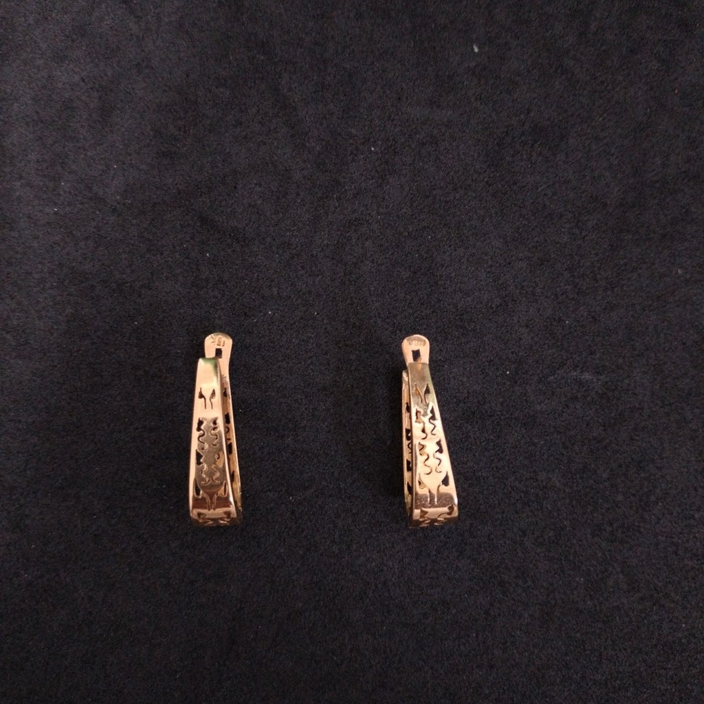 ARETES PAR ORO 18 K 6.6 GRMS (SEMINUEVO)