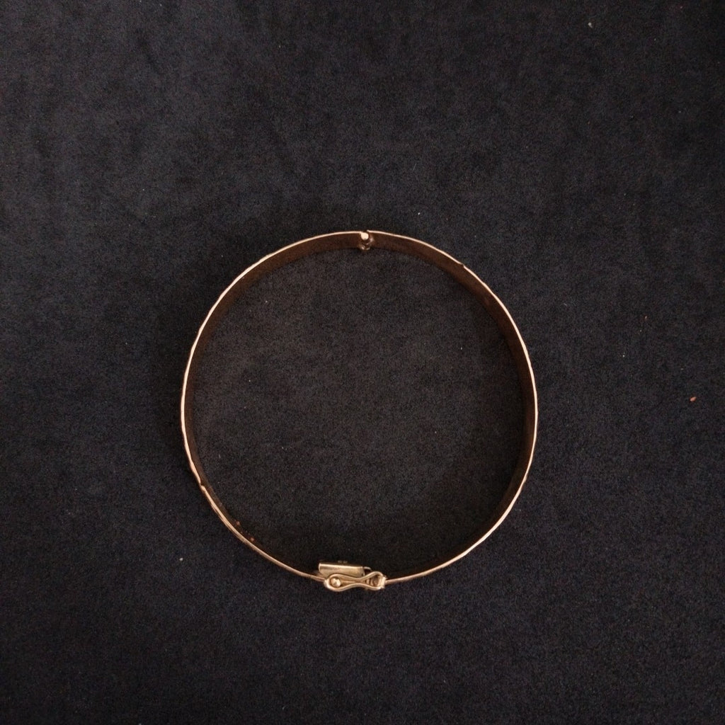 PULSERA RIGIDA ORO 14 K 32.5 GRMS (SEMINUEVO)