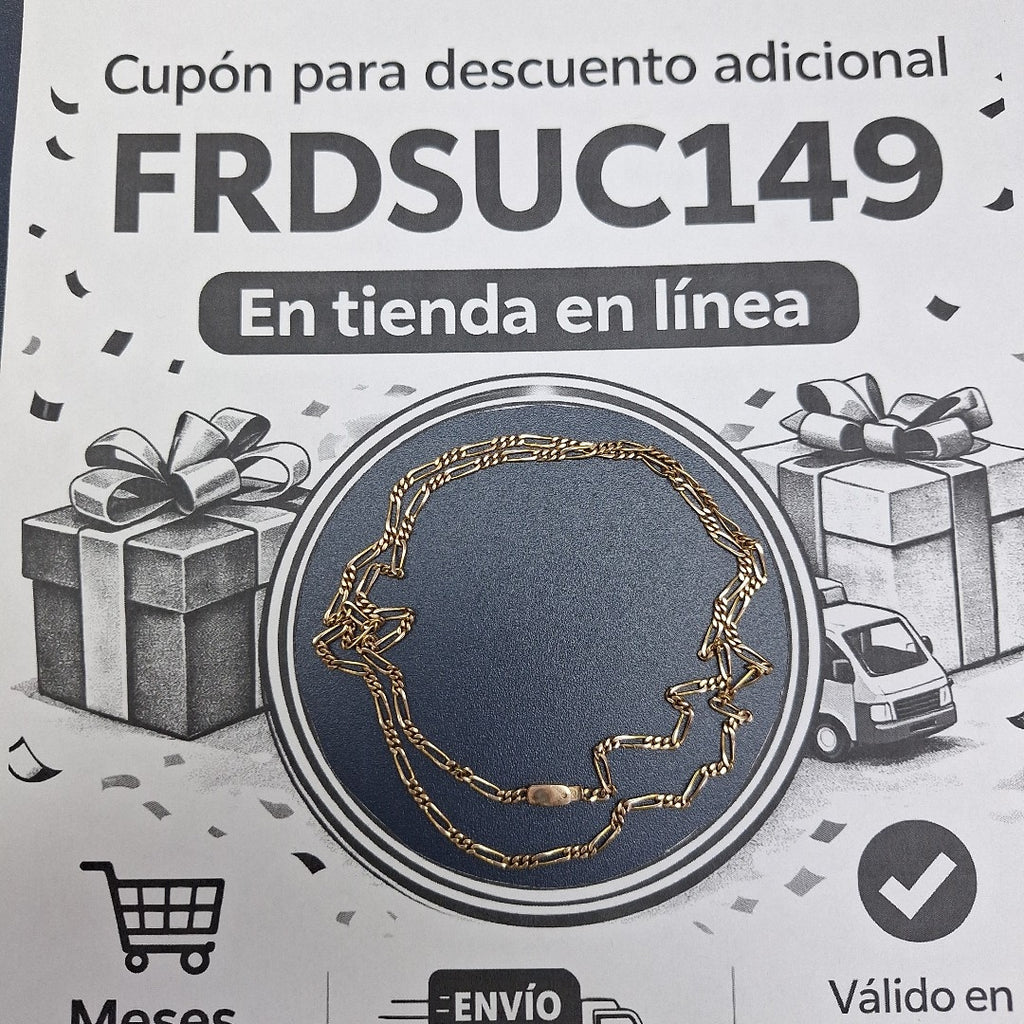 CADENA ORO 8 K 10.1 GRMS (SEMINUEVO)
