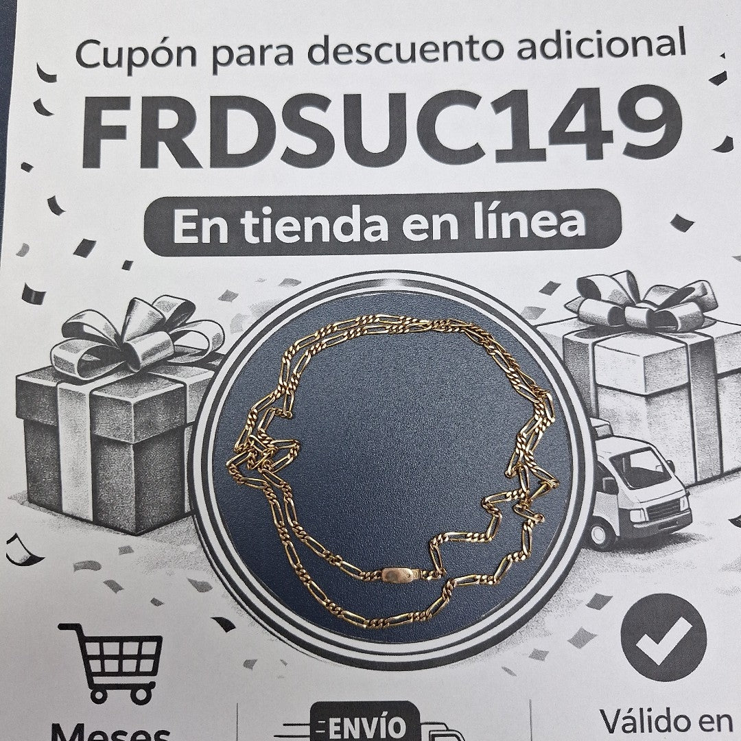 CADENA ORO 8 K 10.1 GRMS (SEMINUEVO)