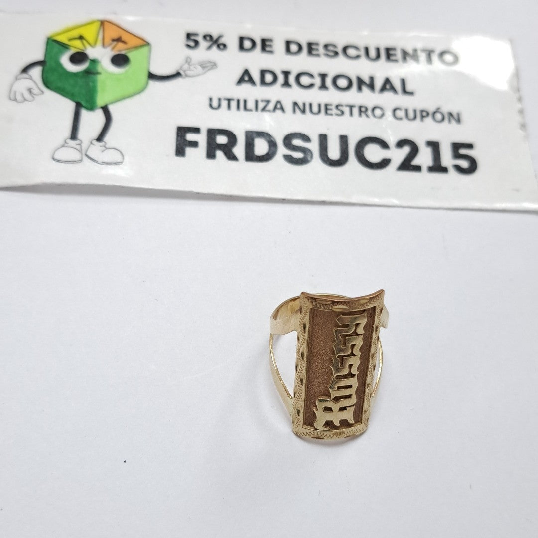 ANILLITO ORO 10 K 5.9 GRMS (SEMINUEVO)