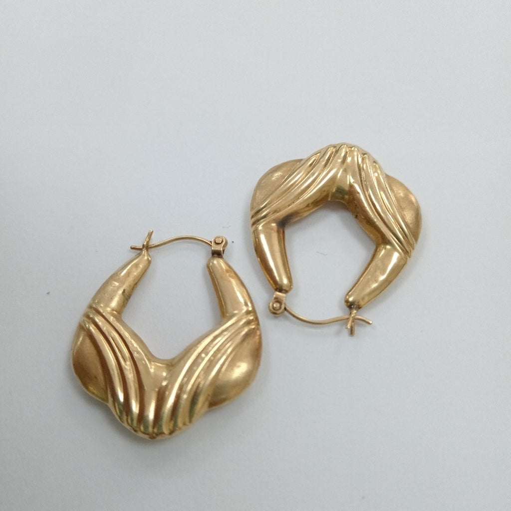 ARRACADAS PAR ORO 10 K 3.2 GRMS (SEMINUEVO)