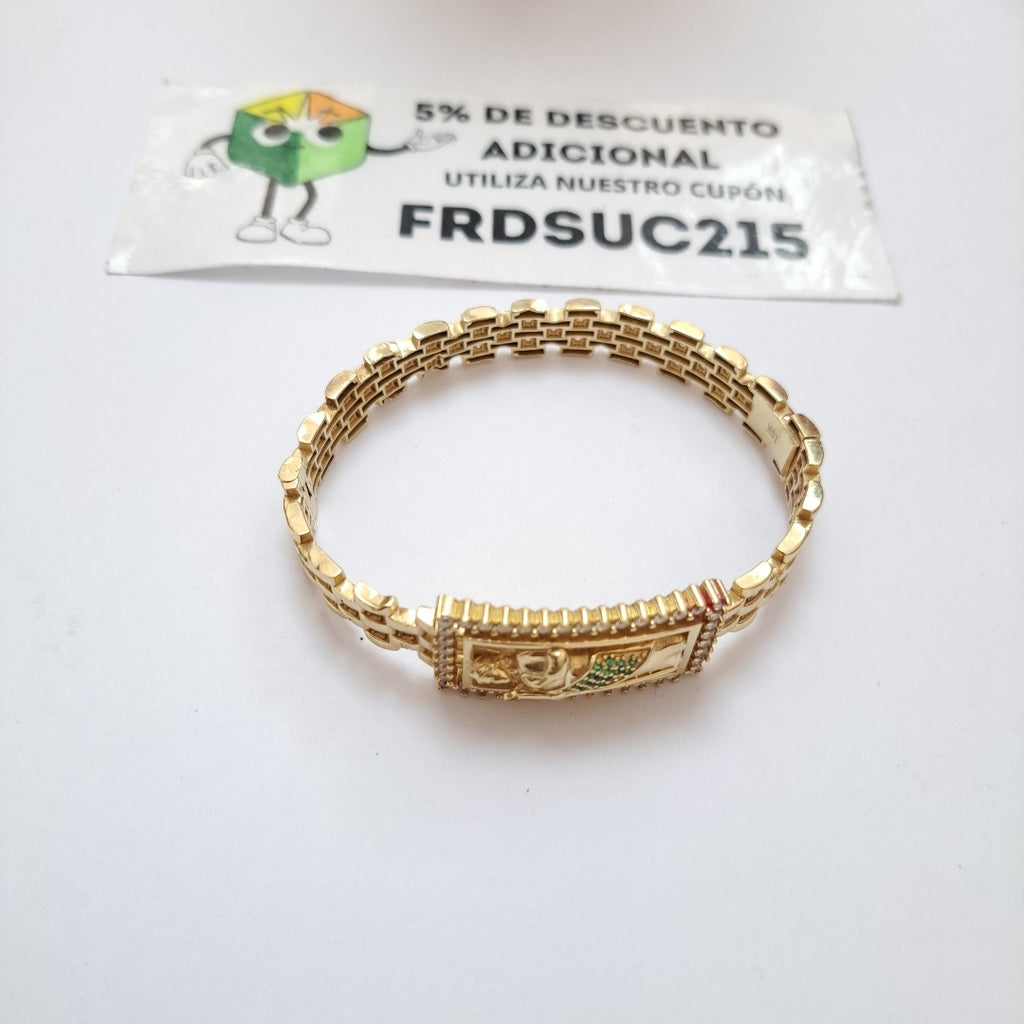 PULSERA RIGIDA ORO 10 K 22.7 GRMS (SEMINUEVO)