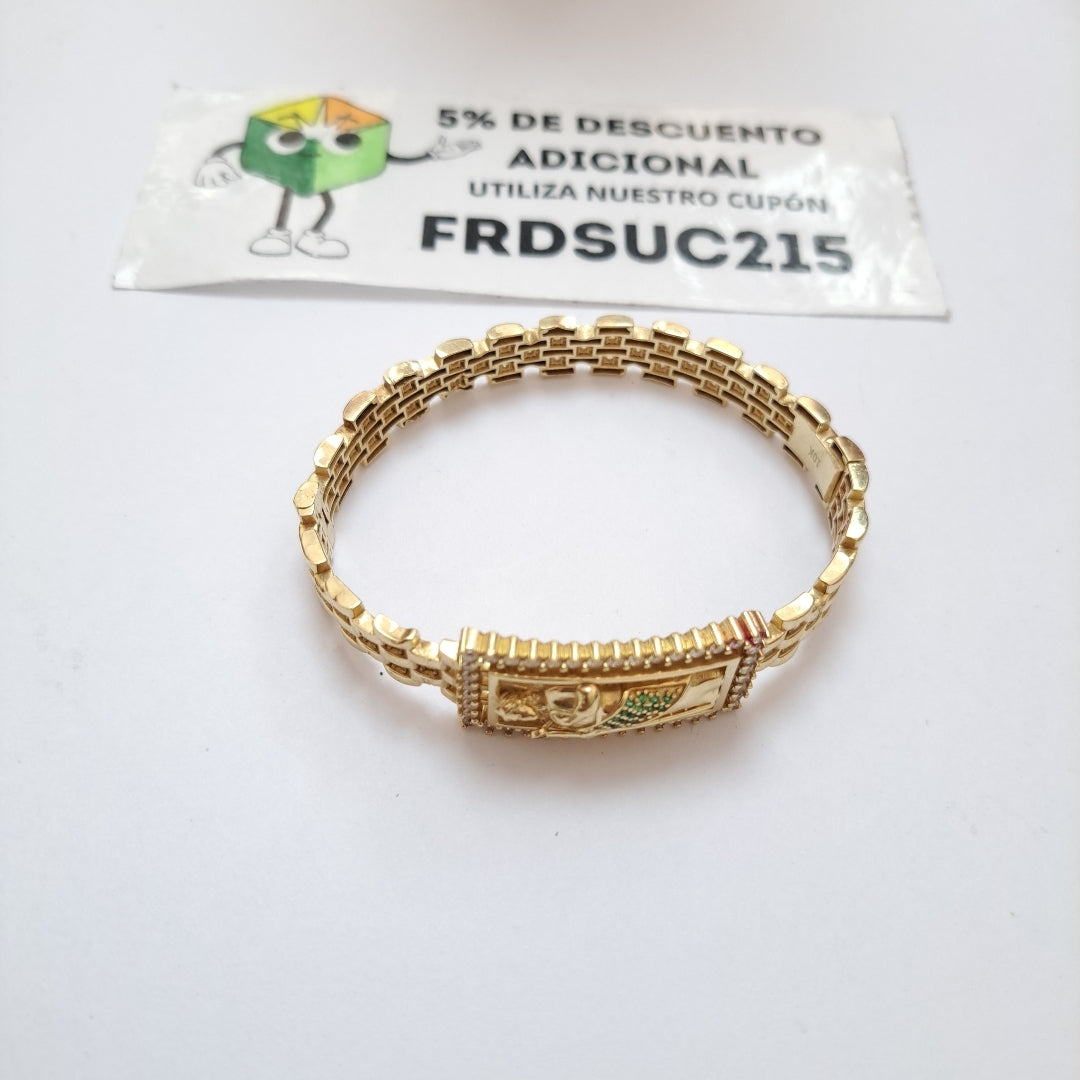 PULSERA RIGIDA ORO 10 K 22.7 GRMS (SEMINUEVO)
