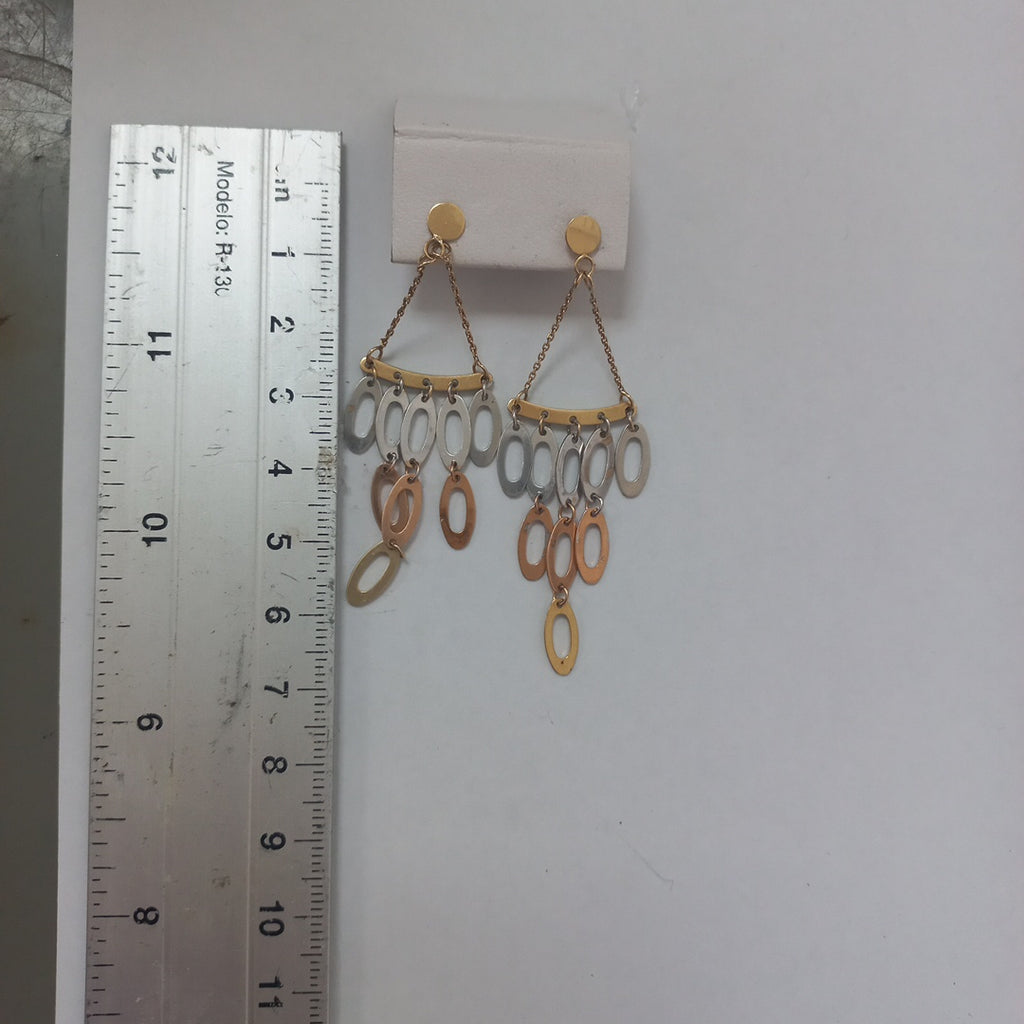 ARETES PAR ORO 14 K 5,30 GRMS (SEMINUEVO)