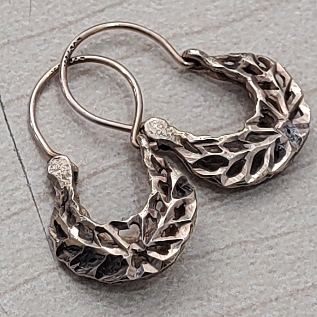 ARETES PAR ORO 14 K 1,30 GRMS (SEMINUEVO)