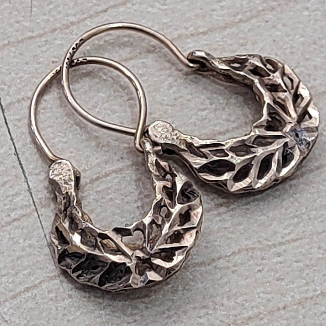 ARETES PAR ORO 14 K 1,30 GRMS (SEMINUEVO)