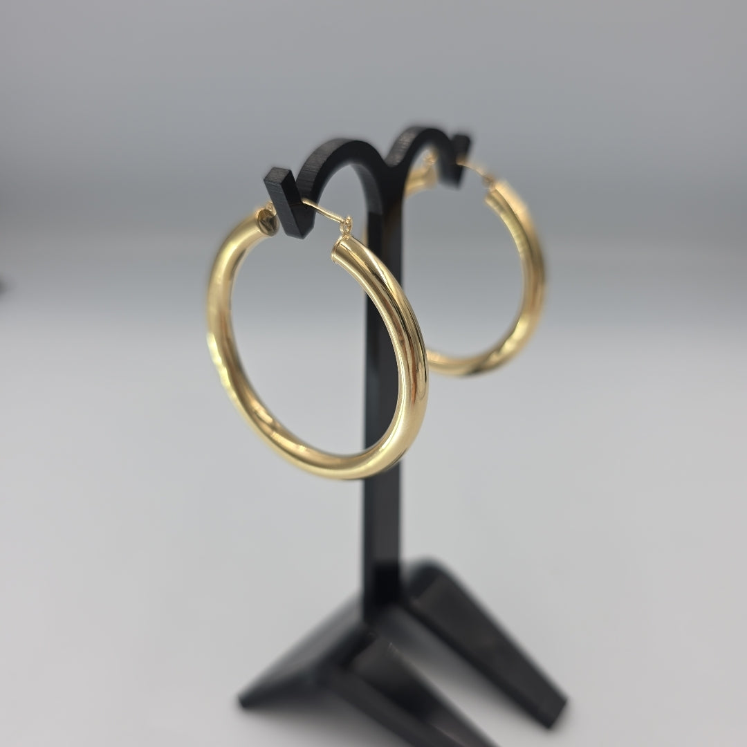 ARRACADAS PAR ORO 14 K 3.3 GRMS (SEMINUEVO)