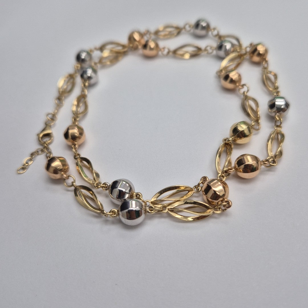 CADENA ORO, ORO BLANCO 14 K 15.3 GRMS (SEMINUEVO)