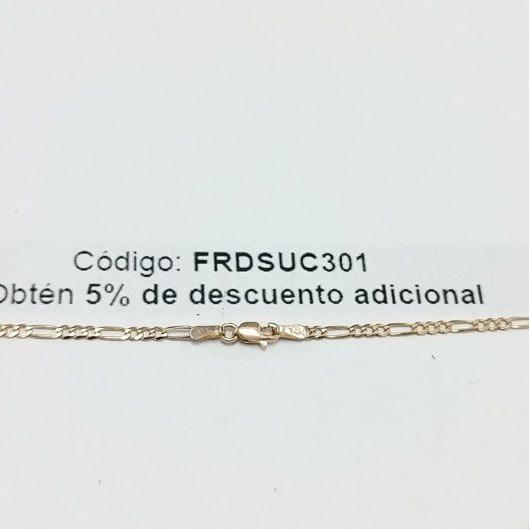 CADENA TEJIDO 3X1 5.7G 60 CM (NUEVO)